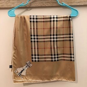 100% silk Burberry neck/ head scarf